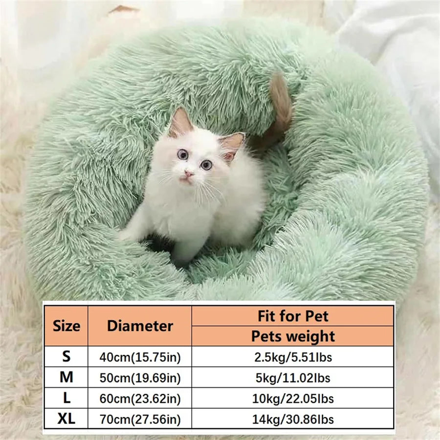 Cozy Collection | Plush Round Dog Bed with Anti-Slip Bottom | Comfortable Sleeping Solution for Small to Medium Pets 10