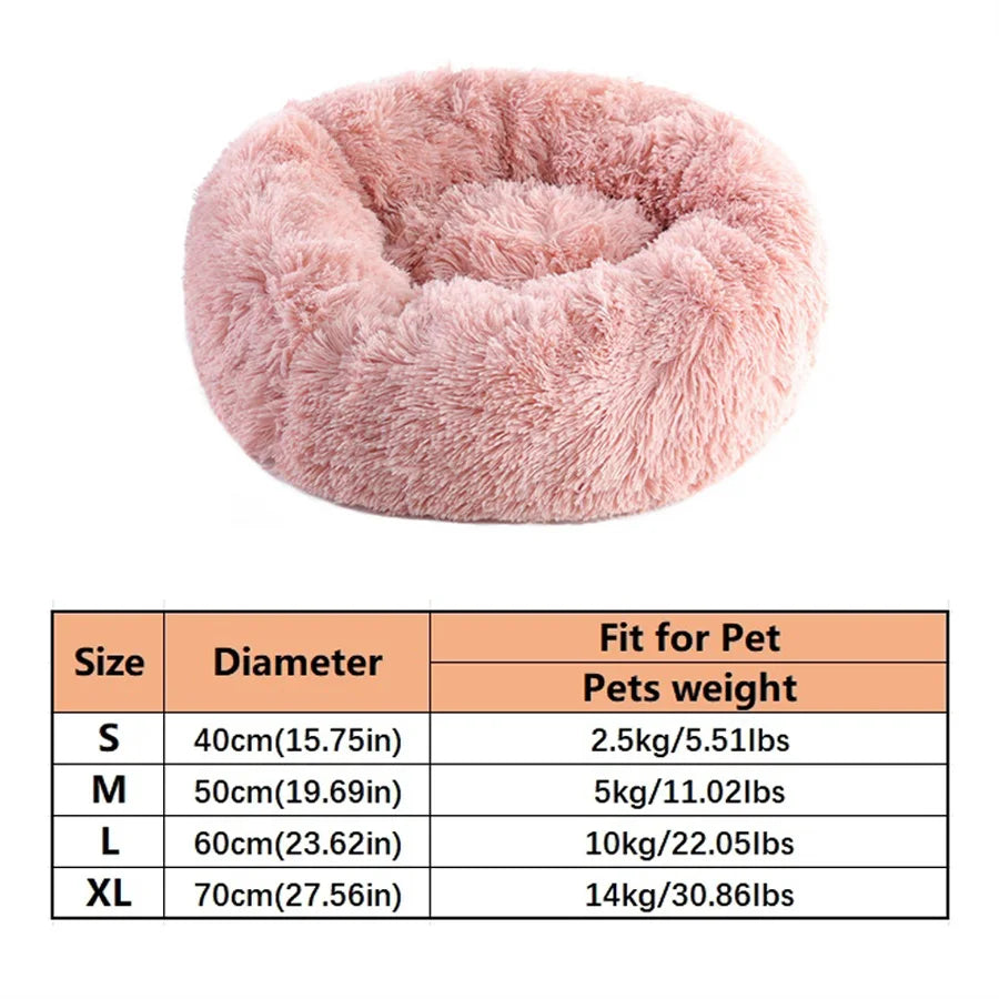 Cozy Collection | Plush Round Dog Bed with Anti-Slip Bottom | Comfortable Sleeping Solution for Small to Medium Pets 6