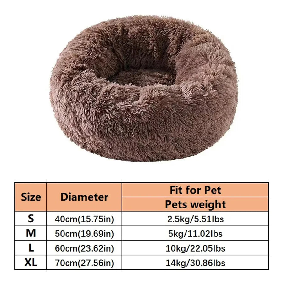 Cozy Collection | Plush Round Dog Bed with Anti-Slip Bottom | Comfortable Sleeping Solution for Small to Medium Pets 8
