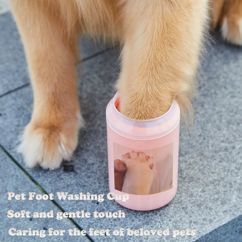 Paw Clean Pro | Dog Paw Cleaner with Soft Silicone Brush | Efficient Mud Removal Tool for Easy Pet Grooming 1