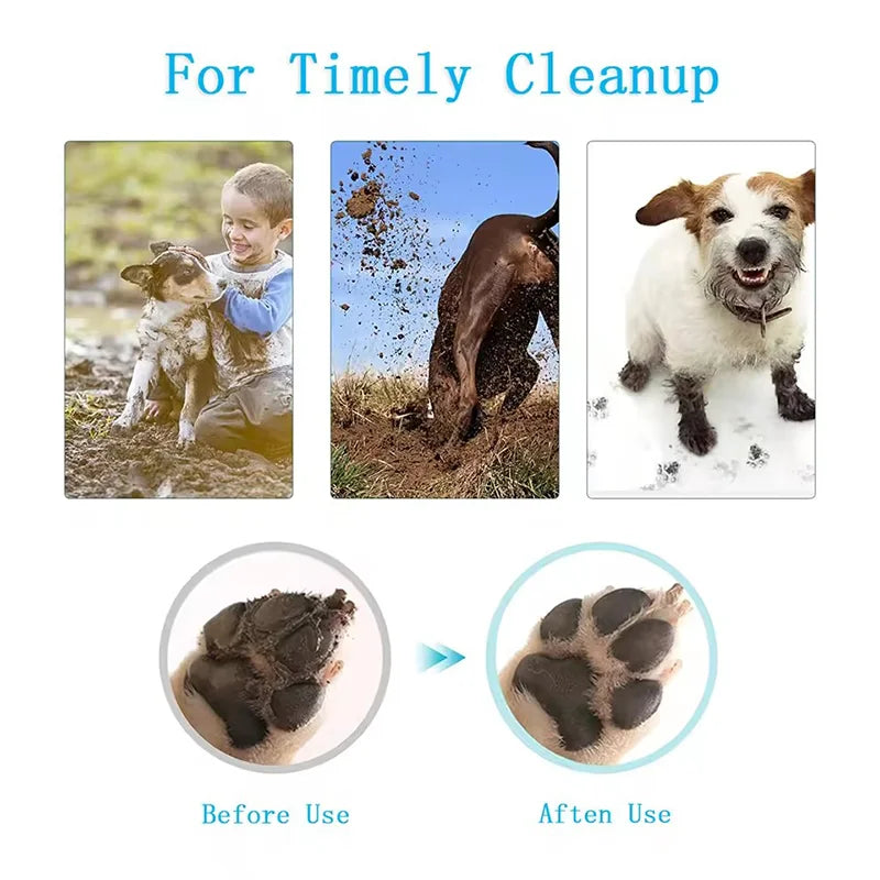 Paw Clean Pro | Dog Paw Cleaner with Soft Silicone Brush | Efficient Mud Removal Tool for Easy Pet Grooming 2