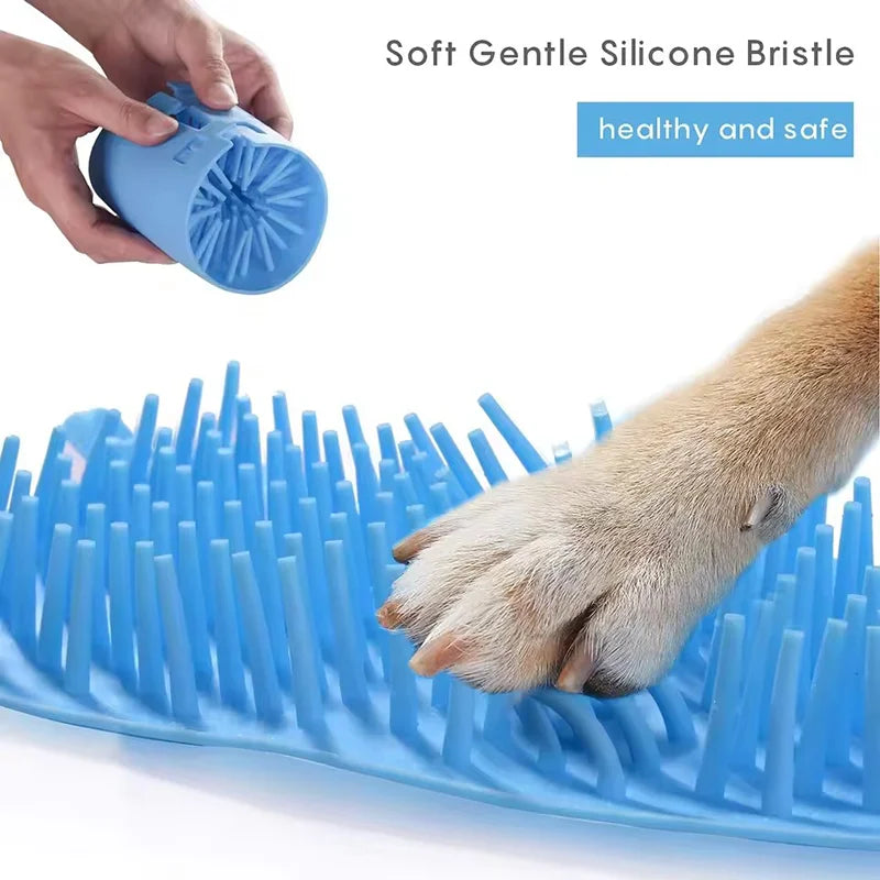 Paw Clean Pro | Dog Paw Cleaner with Soft Silicone Brush | Efficient Mud Removal Tool for Easy Pet Grooming 3